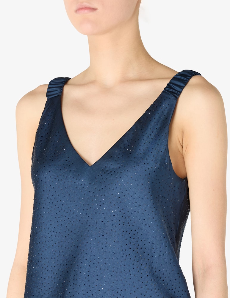 Sandro Ferrone Top satin scollo V - immagine 4 Sandro Ferrone Top satin scollo V - immagine 4