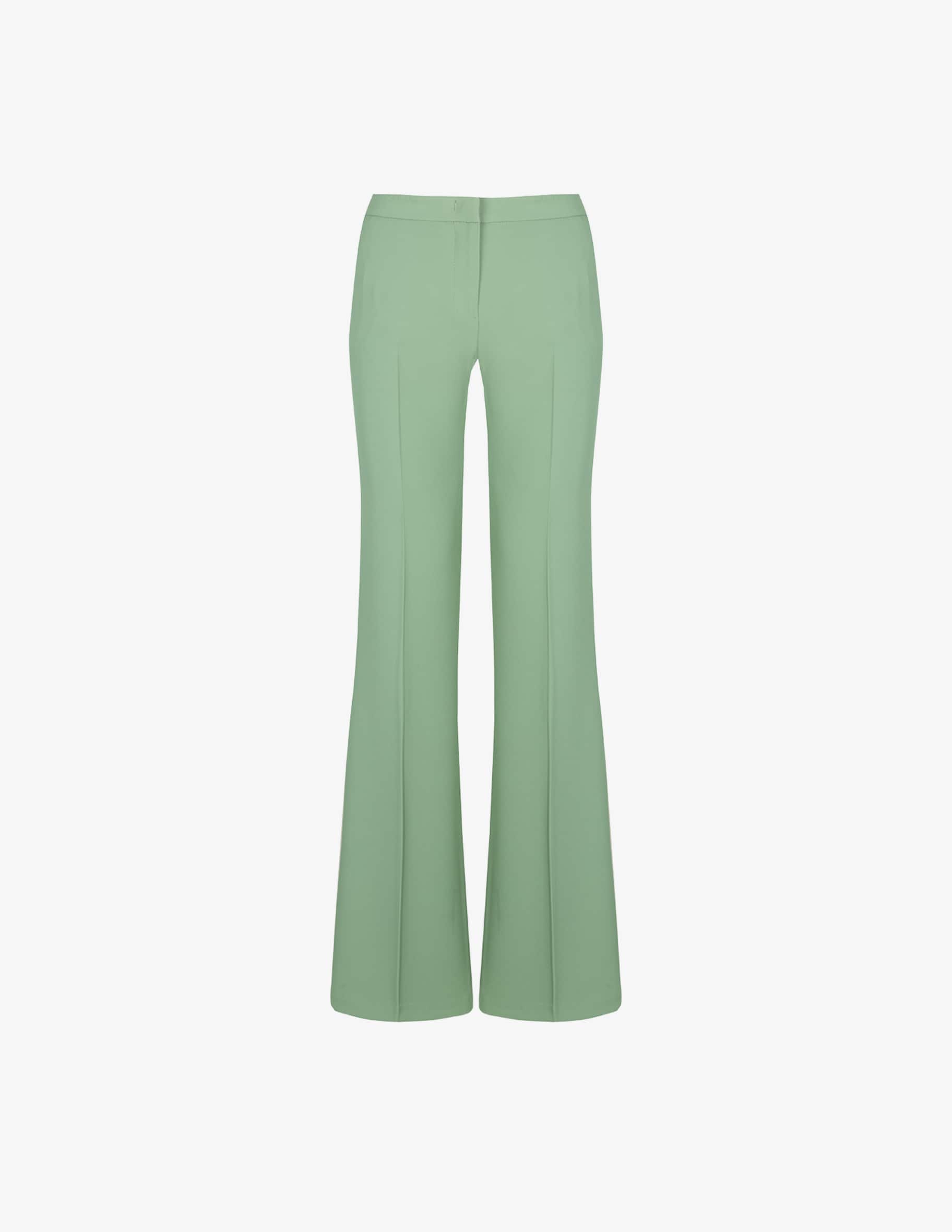 Sandro Ferrone Purple Polyester Flared Pants main image 0