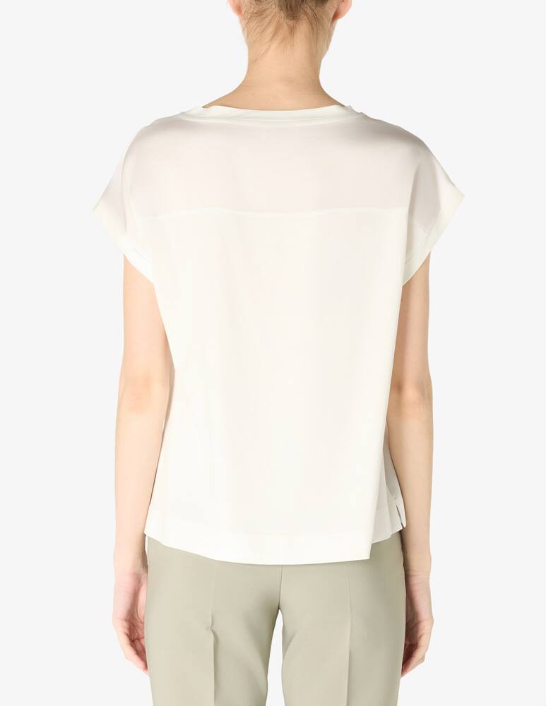 rinascente Sandro Ferrone Ferrone satin jersey t-shirt