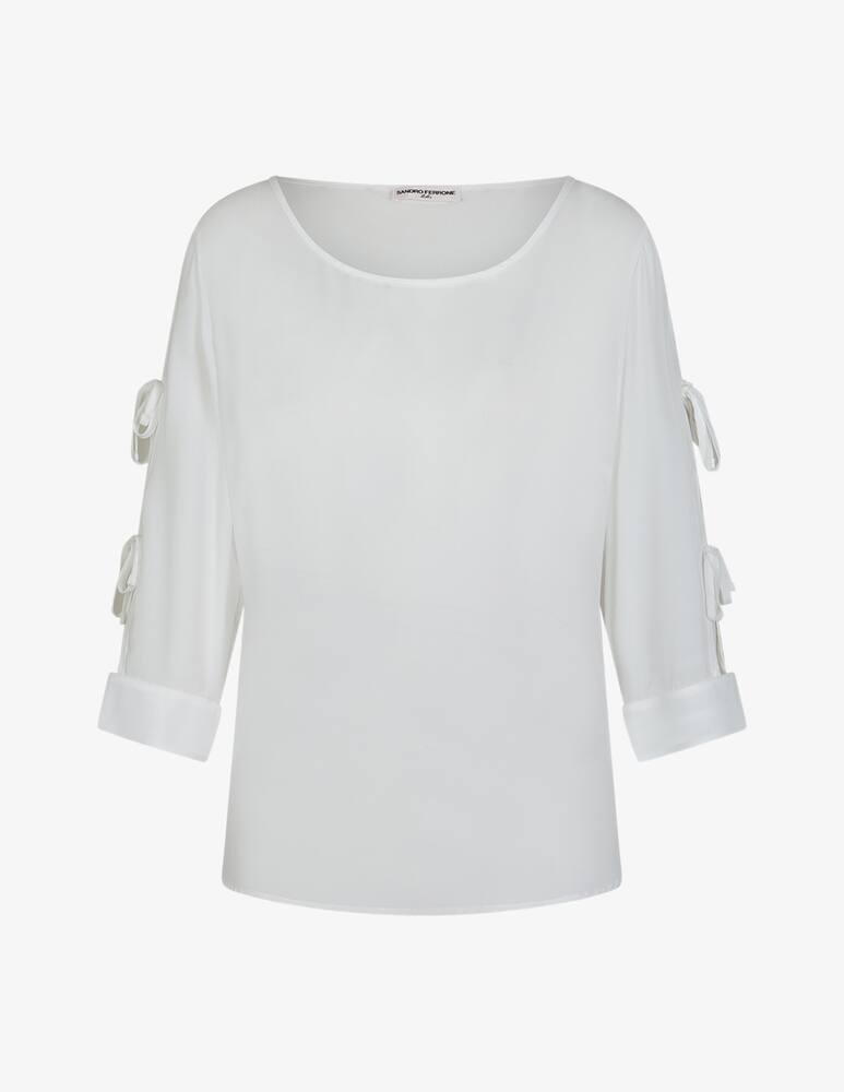 Lola Blouse with sleeve bows - picture 1 Lola Blouse with sleeve bows - picture 1