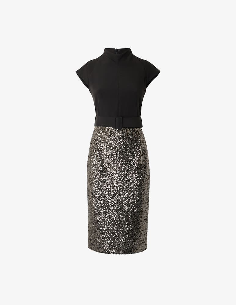Sandro Ferrone Mid dress with sequins - picture 1 Sandro Ferrone Mid dress with sequins - picture 1