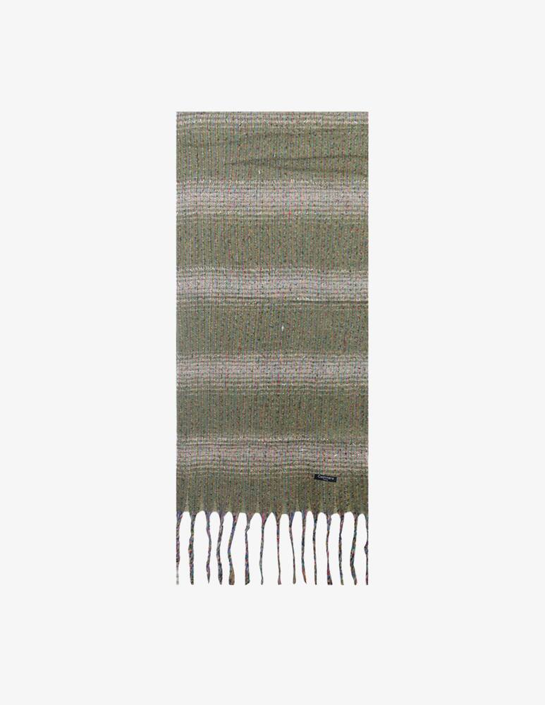 rinascente Sandro Ferrone Fringed striped scarf