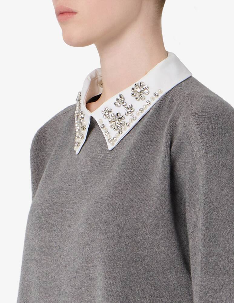 Sandro Ferrone Maglione con colletto - immagine 4 Sandro Ferrone Maglione con colletto - immagine 4