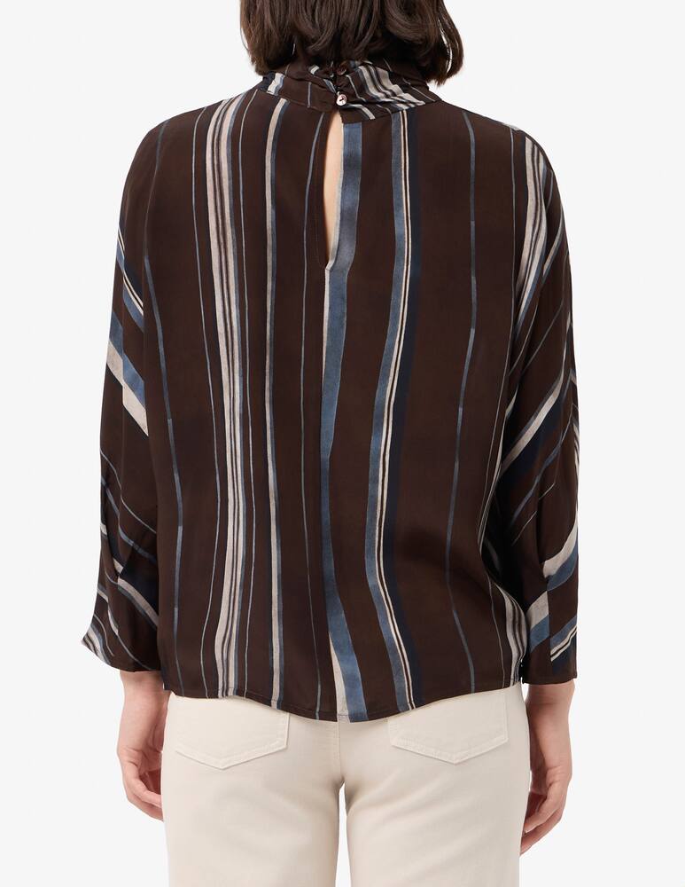 rinascente Sandro Ferrone Striped kimono sleeve blouse