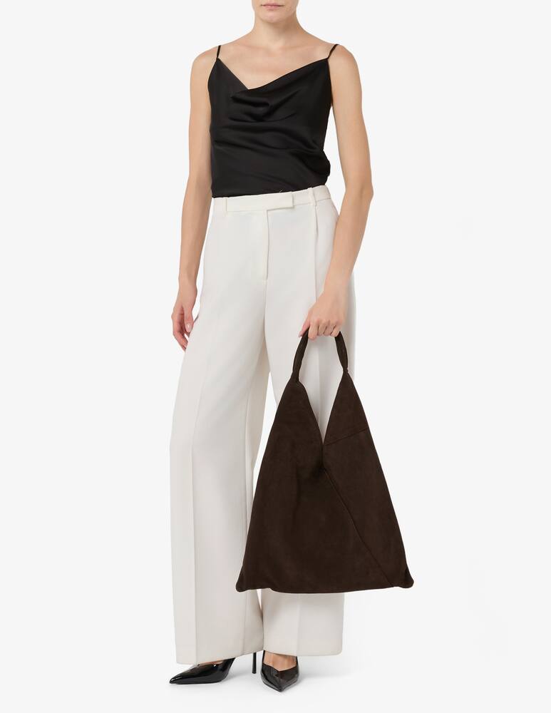 rinascente Sandro Ferrone Suede shoulder bag