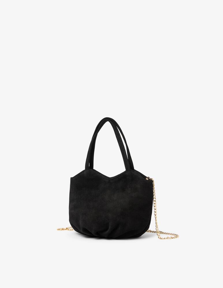 rinascente Sandro Ferrone Borsa ballon in camoscio