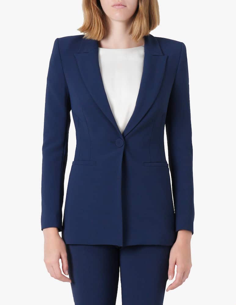 Sandro Ferrone Blazer in crepe - picture 1 Sandro Ferrone Blazer in crepe - picture 1