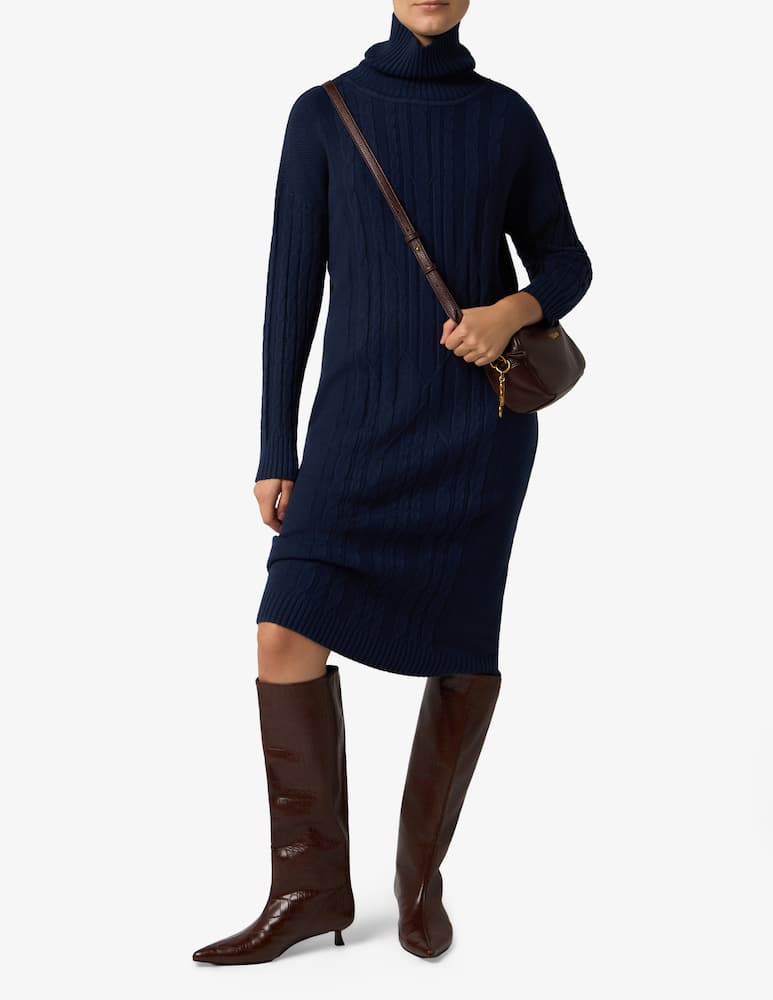 rinascente Sandro Ferrone Turtleneck midi dress