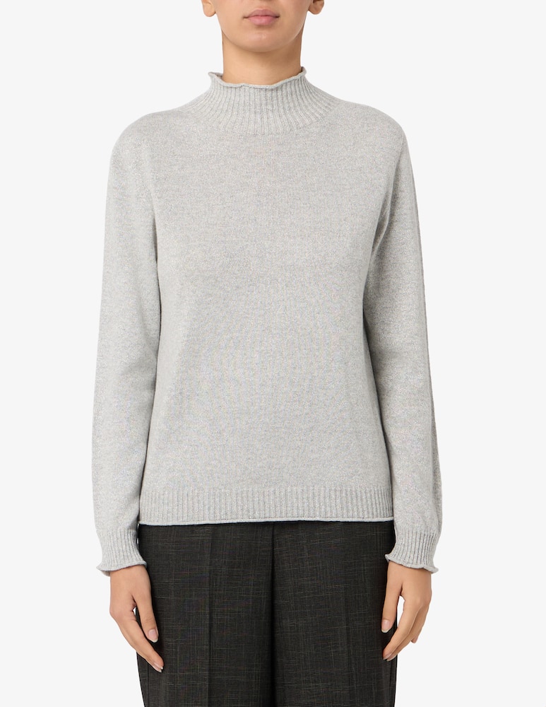 rinascente Sandro Ferrone Maglione dolcevita con lurex