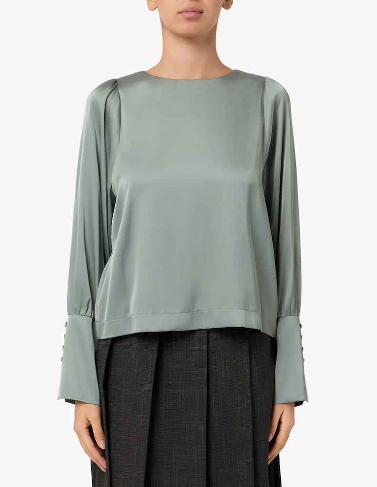 rinascente Sandro Ferrone Blusa con scollo a barca