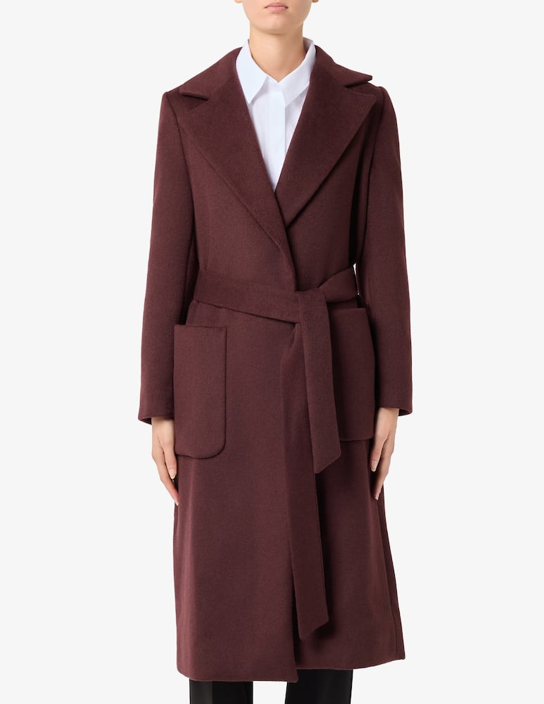 Sandro Ferrone Cappotto in misto lana con cintura - immagine 1 Sandro Ferrone Cappotto in misto lana con cintura - immagine 1
