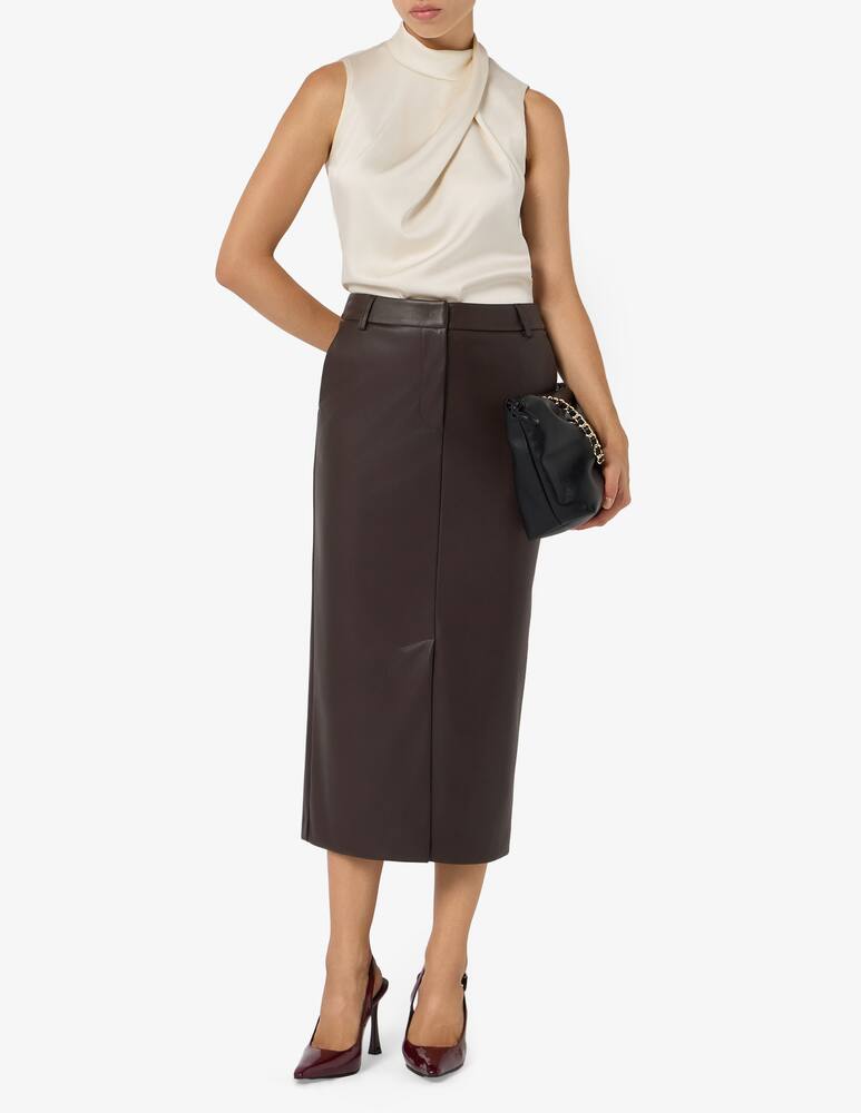 rinascente Sandro Ferrone Gonna tubino in similpelle