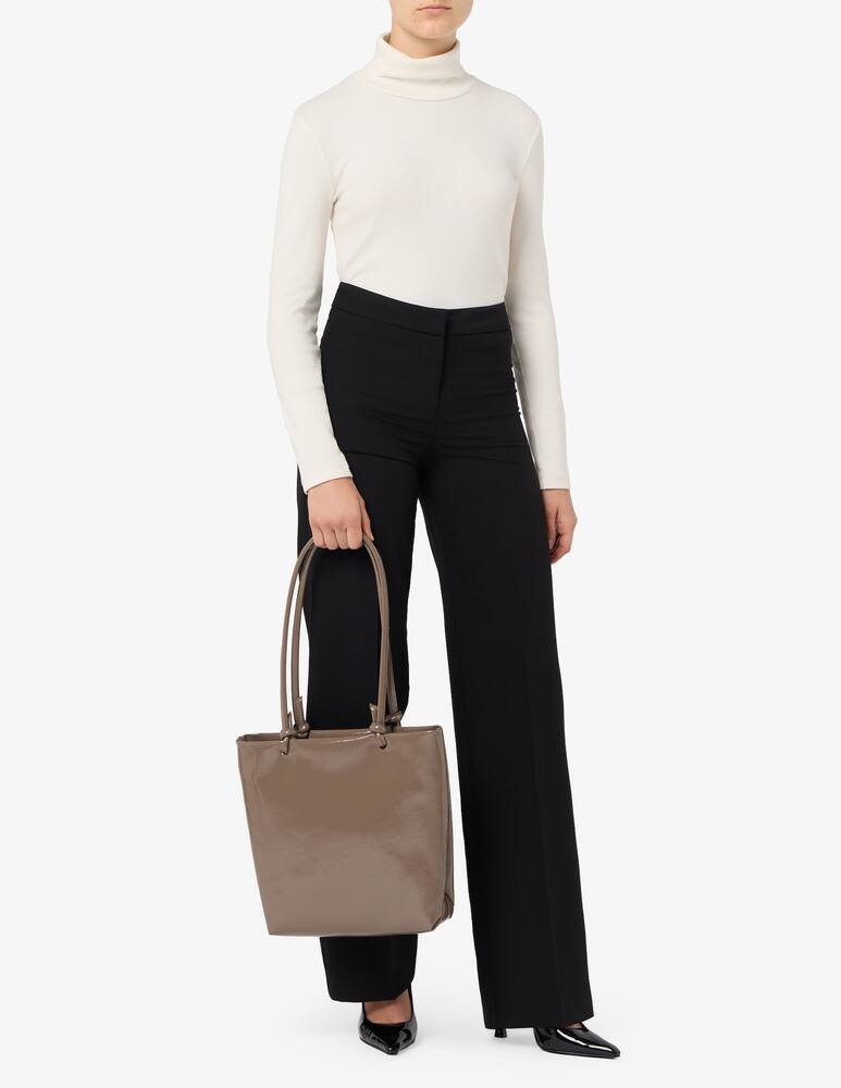 rinascente Sandro Ferrone Borsa shopper in vernice