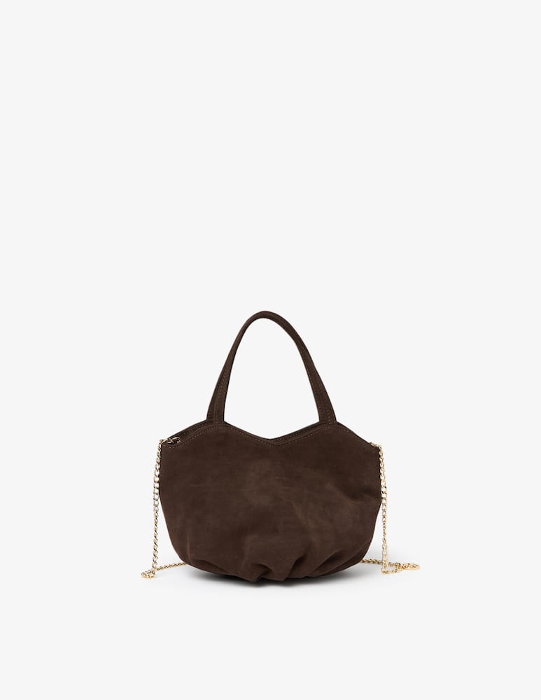 rinascente Sandro Ferrone Ballon suede bag