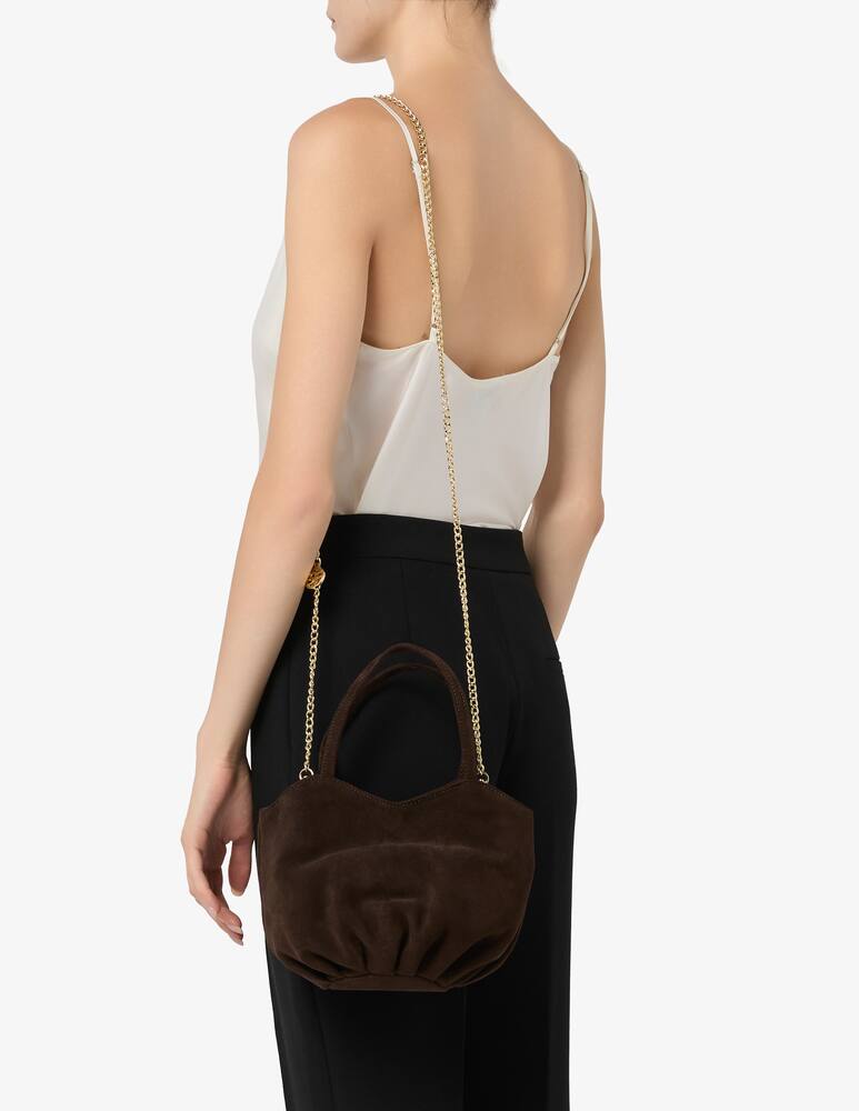 rinascente Sandro Ferrone Ballon suede bag