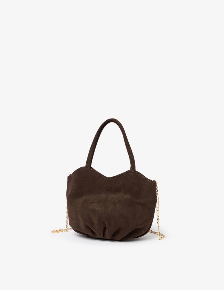 rinascente Sandro Ferrone Ballon suede bag