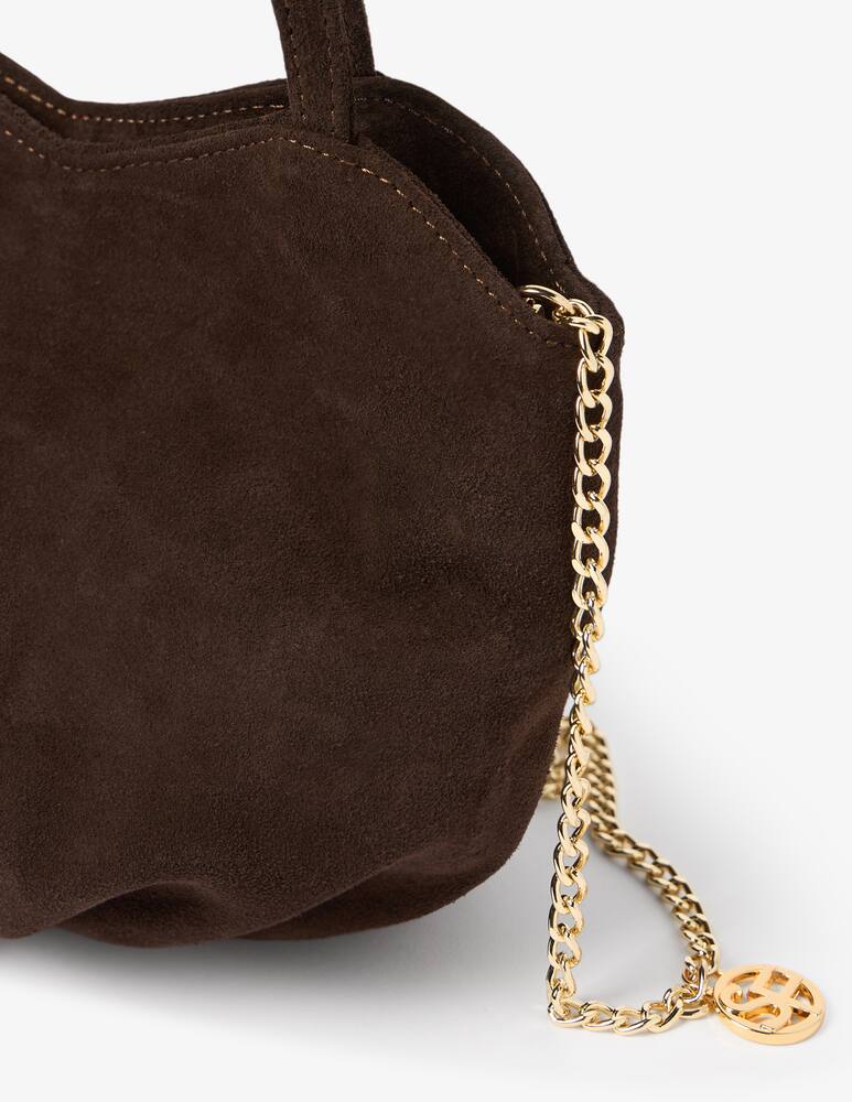 rinascente Sandro Ferrone Ballon suede bag