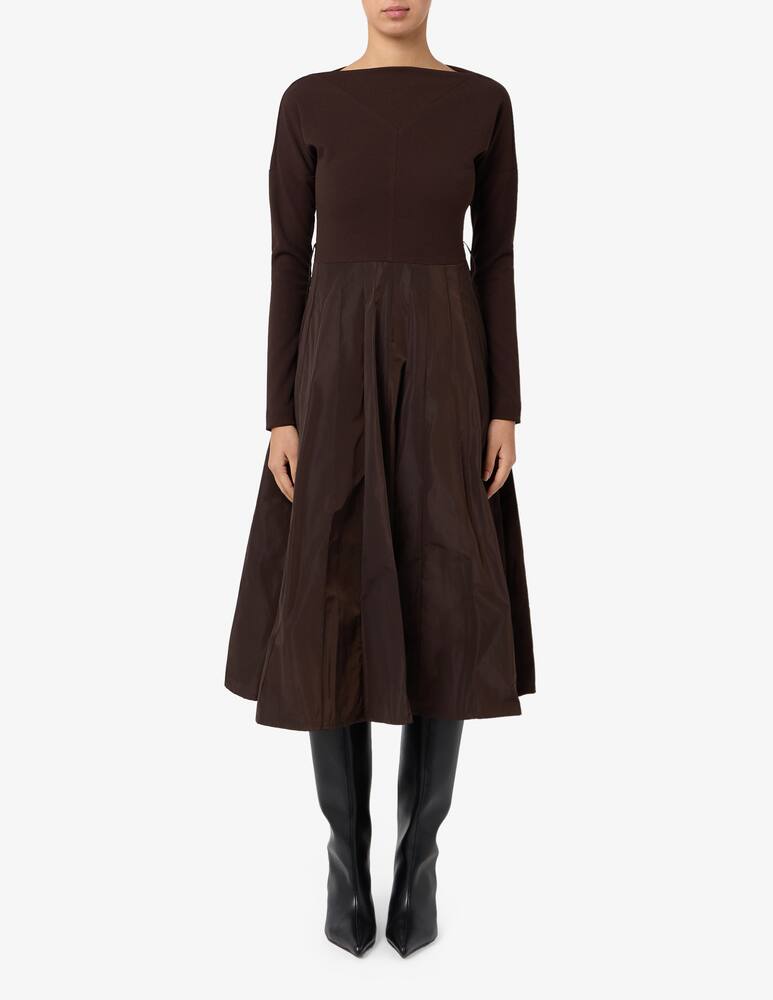 rinascente Sandro Ferrone Vestito midi a maniche lunghe