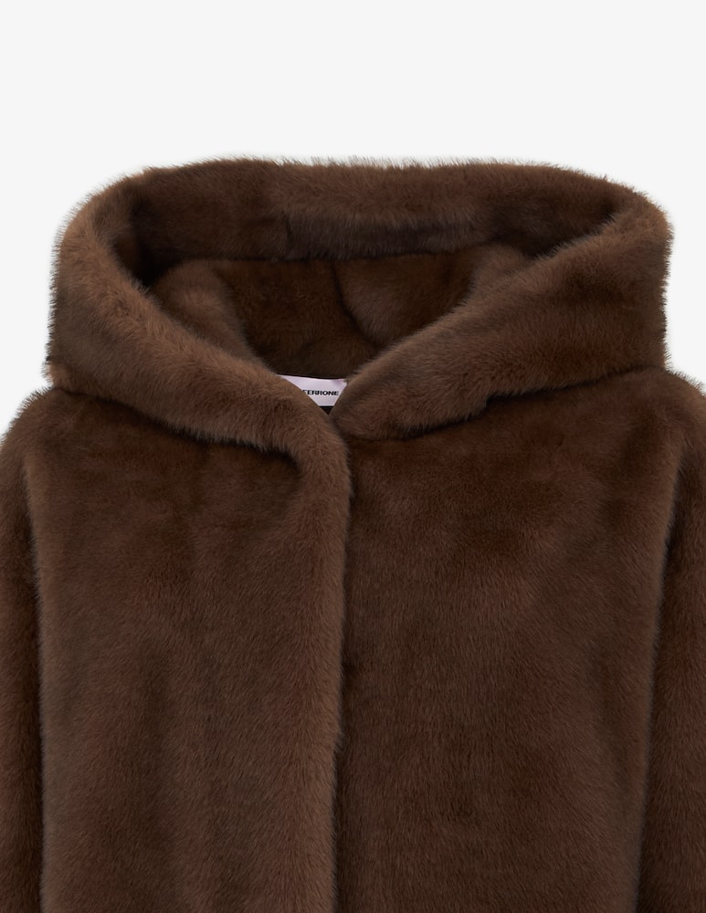 rinascente Sandro Ferrone Faux fur coat