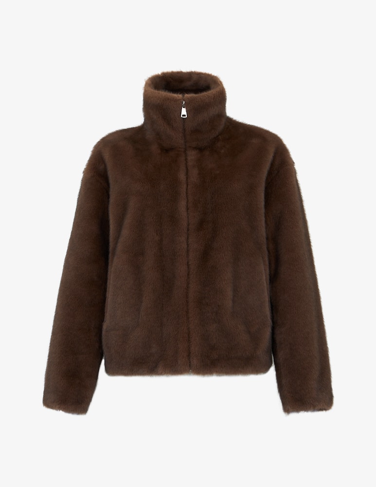 rinascente Sandro Ferrone Cappotto finta pelliccia