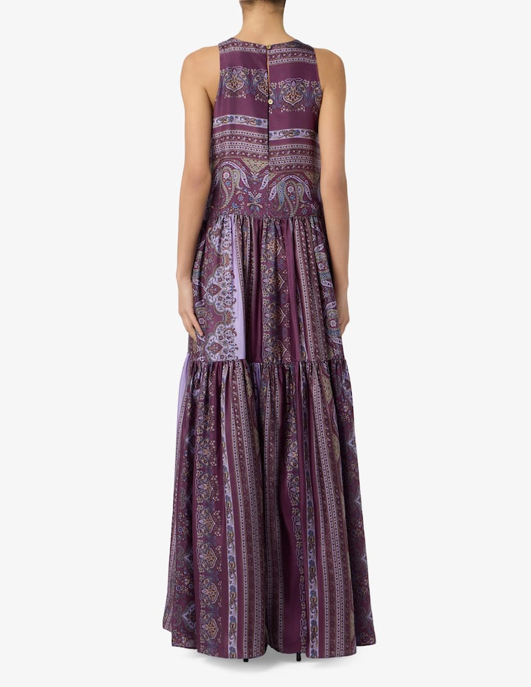 rinascente Sandro Ferrone Paisley silk maxi dress