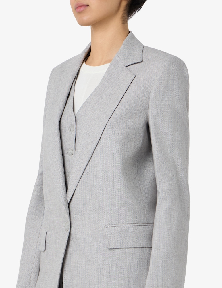 Sandro Ferrone Blazer in misto lino - immagine 4 Sandro Ferrone Blazer in misto lino - immagine 4
