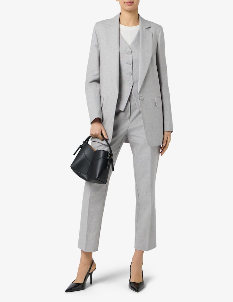 Sandro Ferrone Tailored linen blend trousers - picture 2 Sandro Ferrone Tailored linen blend trousers - picture 2
