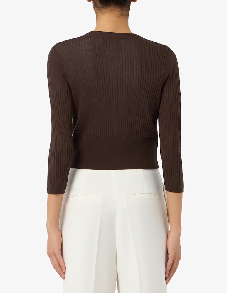 rinascente Sandro Ferrone Cardigan in tencel seta