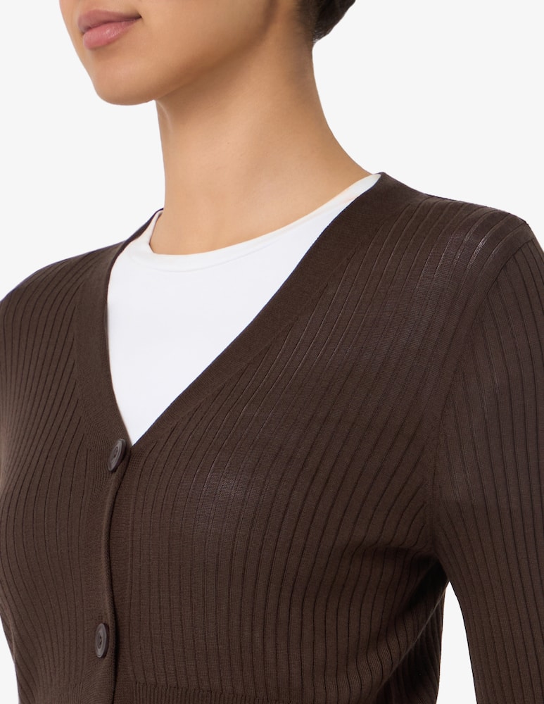 Sandro Ferrone Cardigan in tencel seta - immagine 4 Sandro Ferrone Cardigan in tencel seta - immagine 4