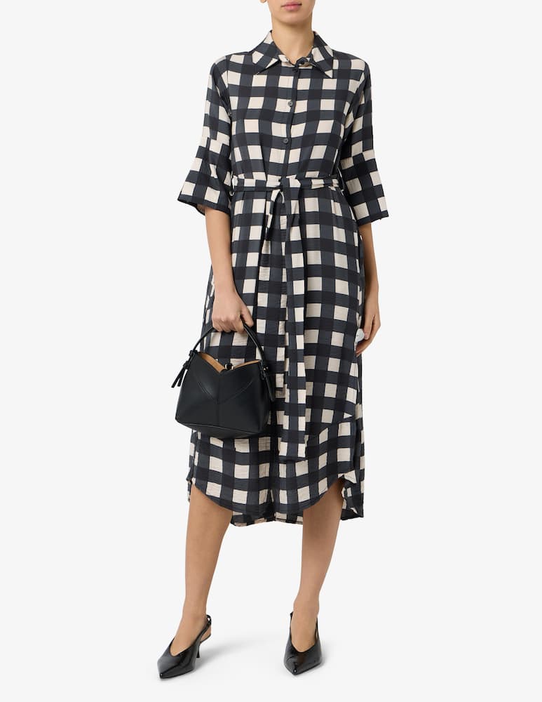 rinascente Sandro Ferrone Abito chemisier a quadri