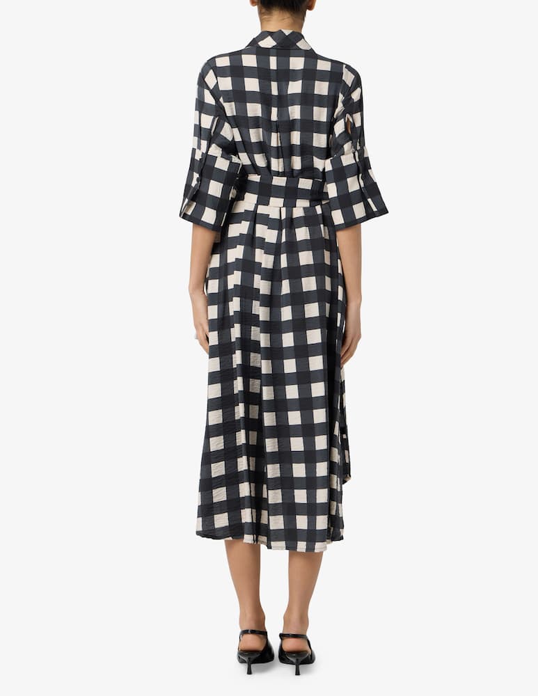 rinascente Sandro Ferrone Abito chemisier a quadri