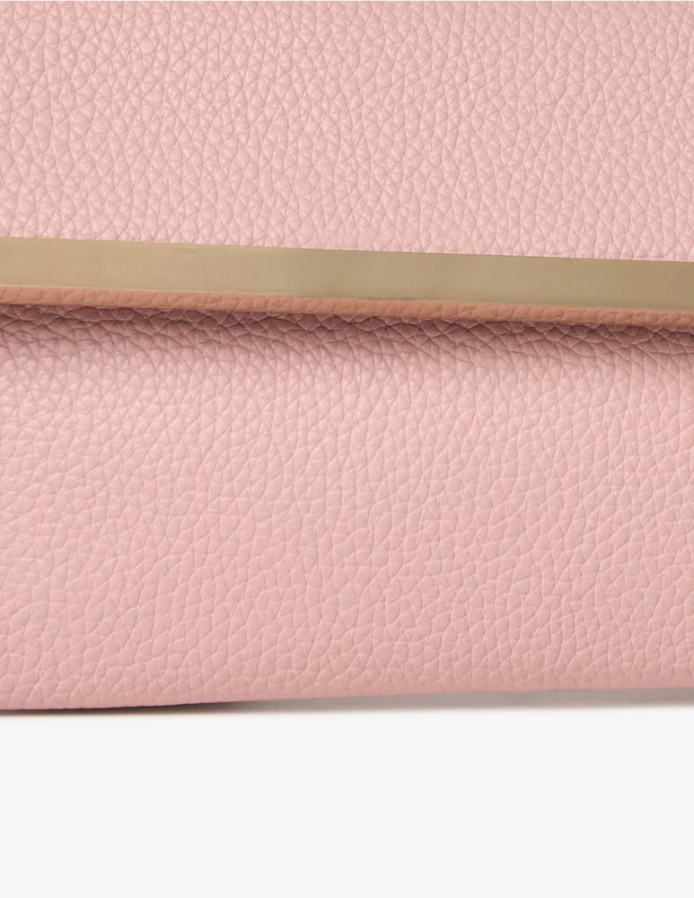 rinascente Sandro Ferrone Foldover clutch with metal bar