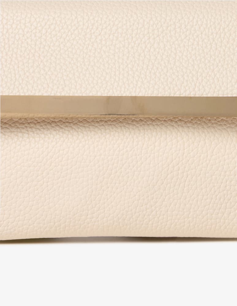 rinascente Sandro Ferrone Foldover clutch with metal bar