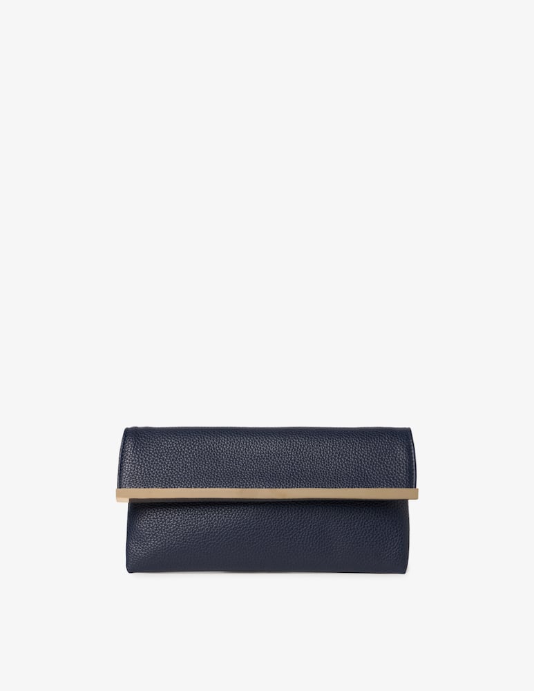 rinascente Sandro Ferrone Clutch with metal bar detail