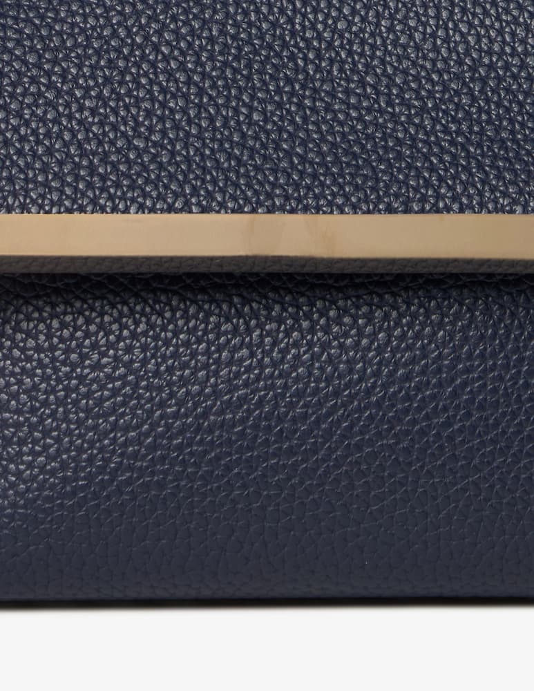 rinascente Sandro Ferrone Clutch with metal bar detail