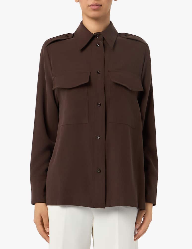 rinascente Sandro Ferrone Utility viscose shirt