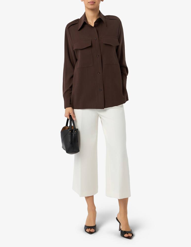 rinascente Sandro Ferrone Utility viscose shirt