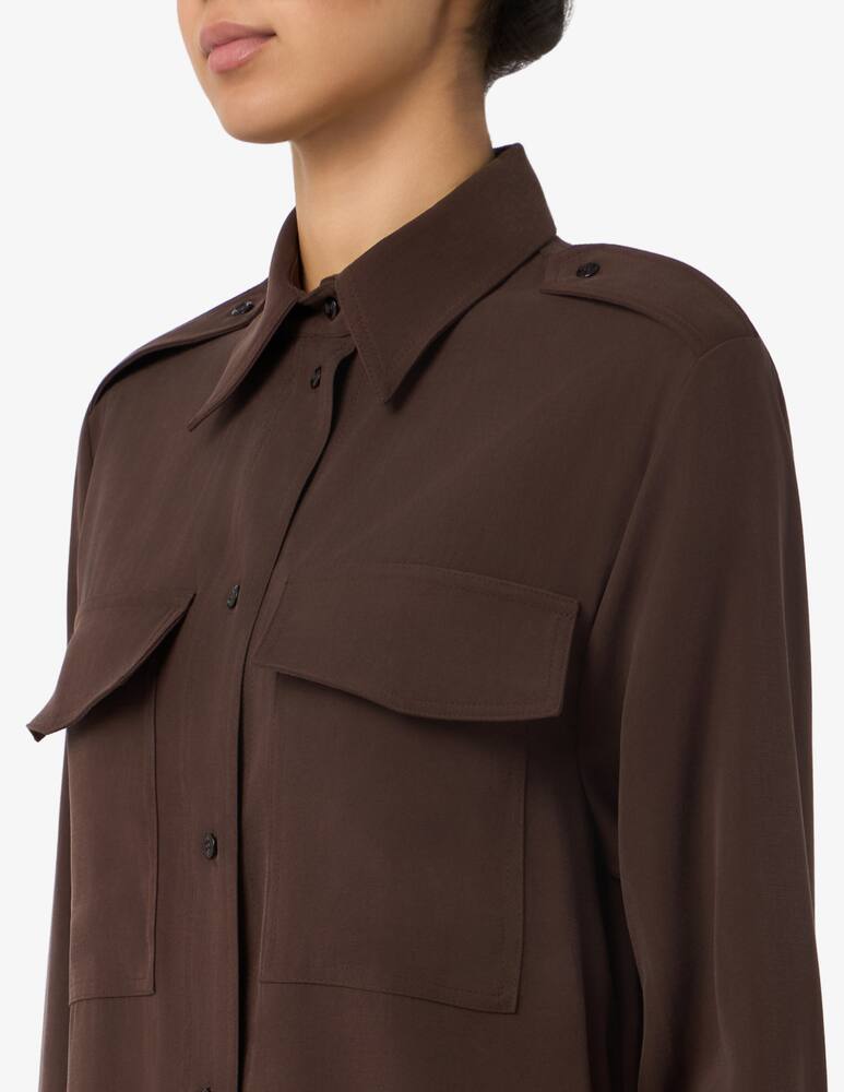 rinascente Sandro Ferrone Utility viscose shirt