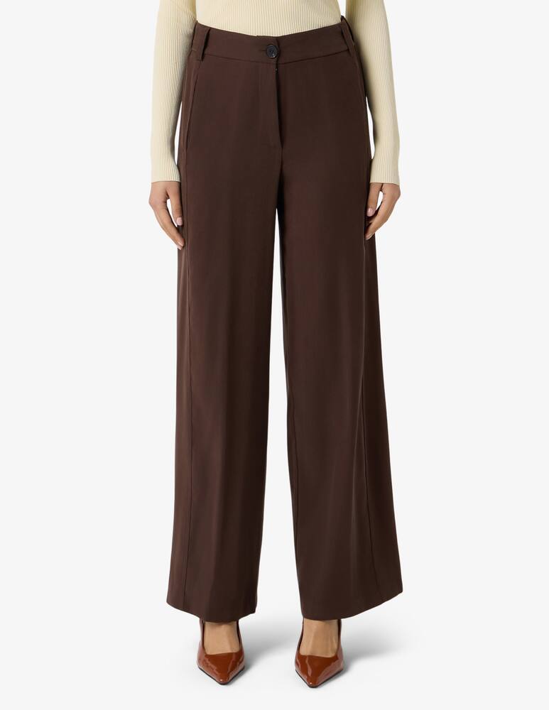 Sandro Ferrone Pantaloni ampi in viscosa - immagine 1 Sandro Ferrone Pantaloni ampi in viscosa - immagine 1