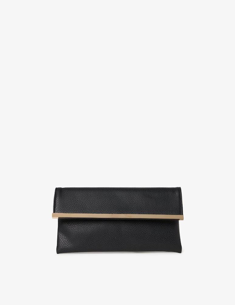 rinascente Sandro Ferrone Clutch with metal bar detail