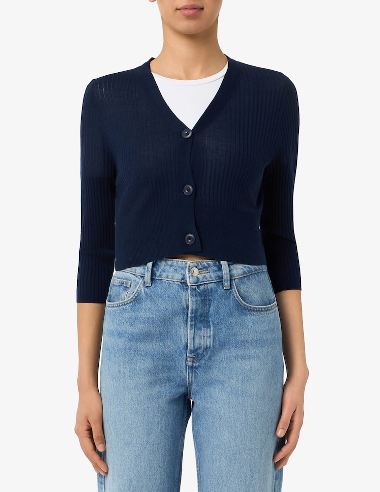 rinascente Sandro Ferrone Cardigan in tencel seta