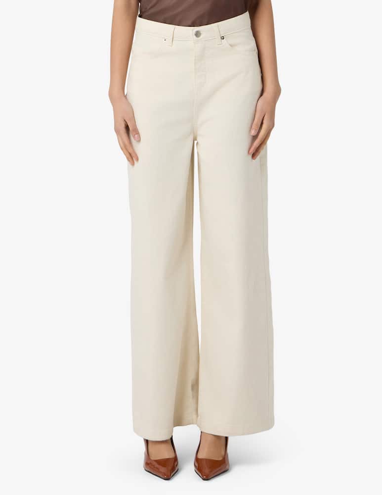 rinascente Sandro Ferrone Wide leg five pocket trousers