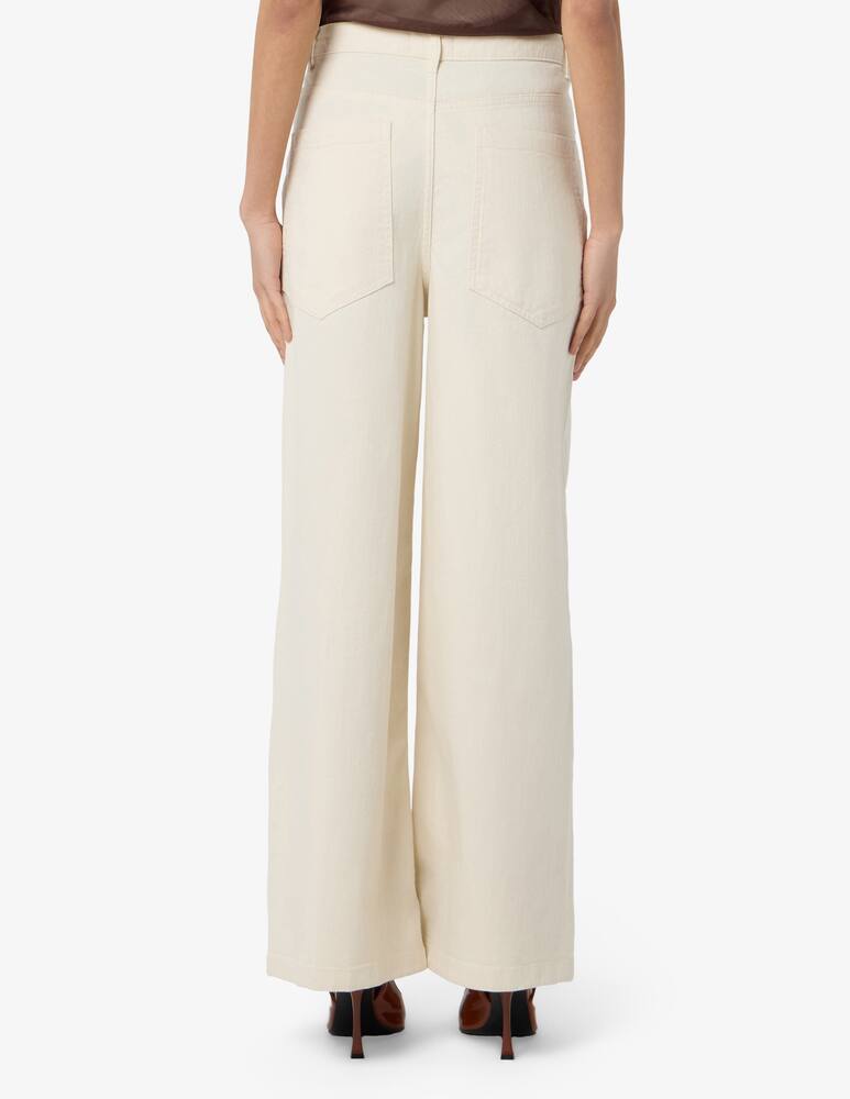 rinascente Sandro Ferrone Wide leg five pocket trousers