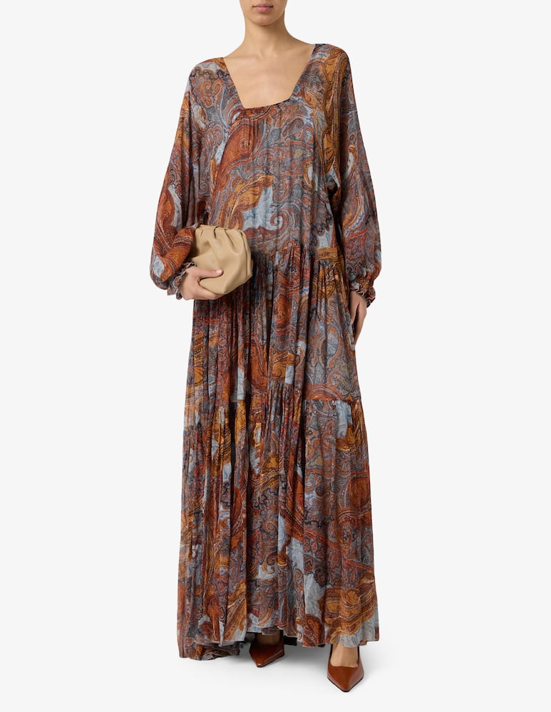 rinascente Sandro Ferrone Abito lungo paisley