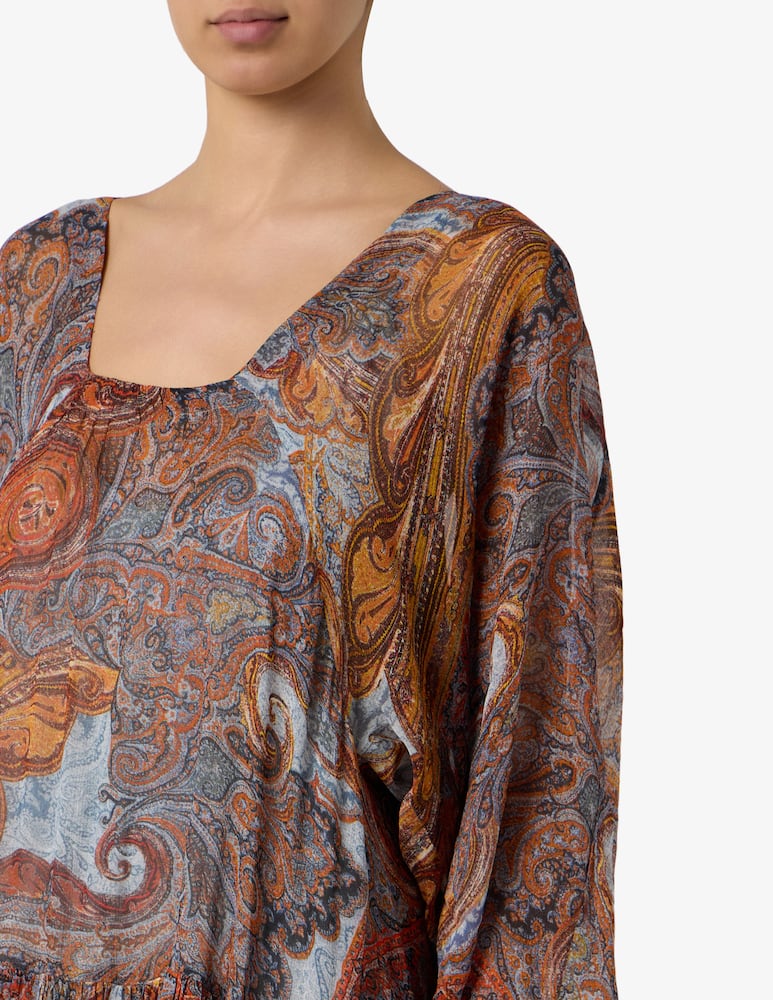 rinascente Sandro Ferrone Abito lungo paisley