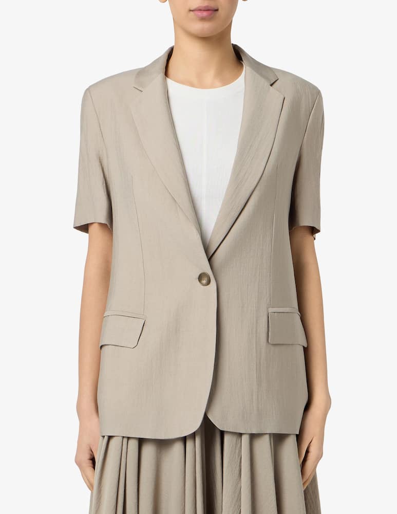 Sandro Ferrone Blazer monopetto manica corta - immagine 1 Sandro Ferrone Blazer monopetto manica corta - immagine 1