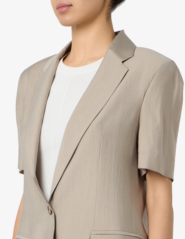 Sandro Ferrone Blazer monopetto manica corta - immagine 4 Sandro Ferrone Blazer monopetto manica corta - immagine 4