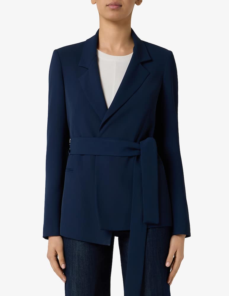 rinascente Sandro Ferrone Giacca in cady con cintura