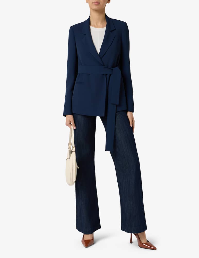 rinascente Sandro Ferrone Giacca in cady con cintura