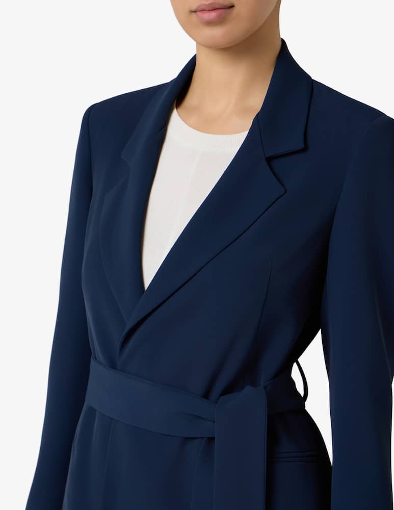 rinascente Sandro Ferrone Giacca in cady con cintura